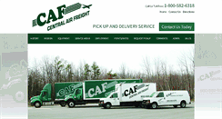 Desktop Screenshot of caffreightservices.com